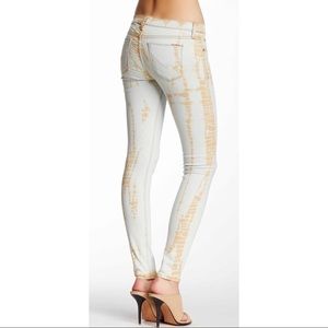 Hudson Krista Super Skinny Patterned Jeans